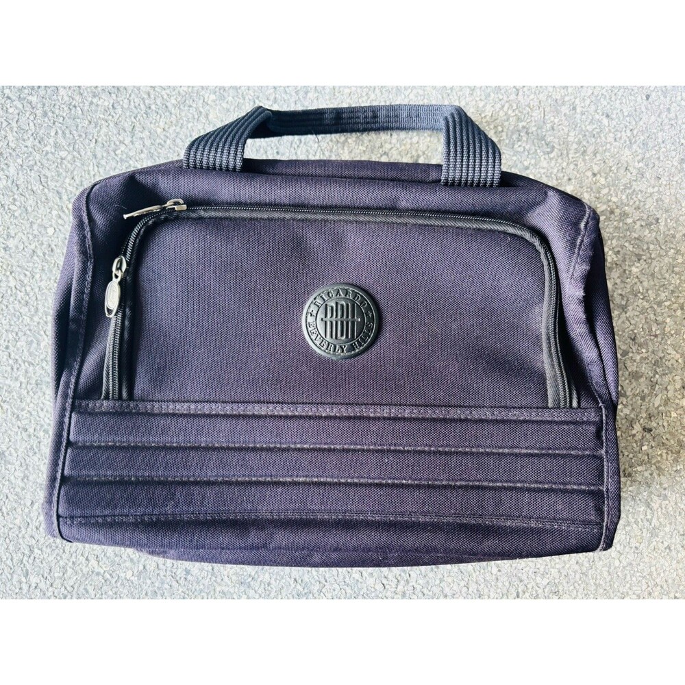 RICARDO BEVERLY HILLS Travel Toiletries Hanging Organizer Makeup Bag Navy